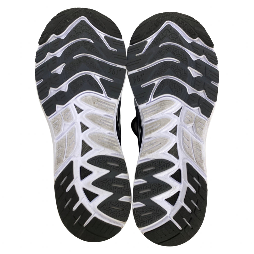 361 BLACK/GRAY DEGREE MEN'S SENSATION 4 RUNNING SNEAKERS SIZE 13