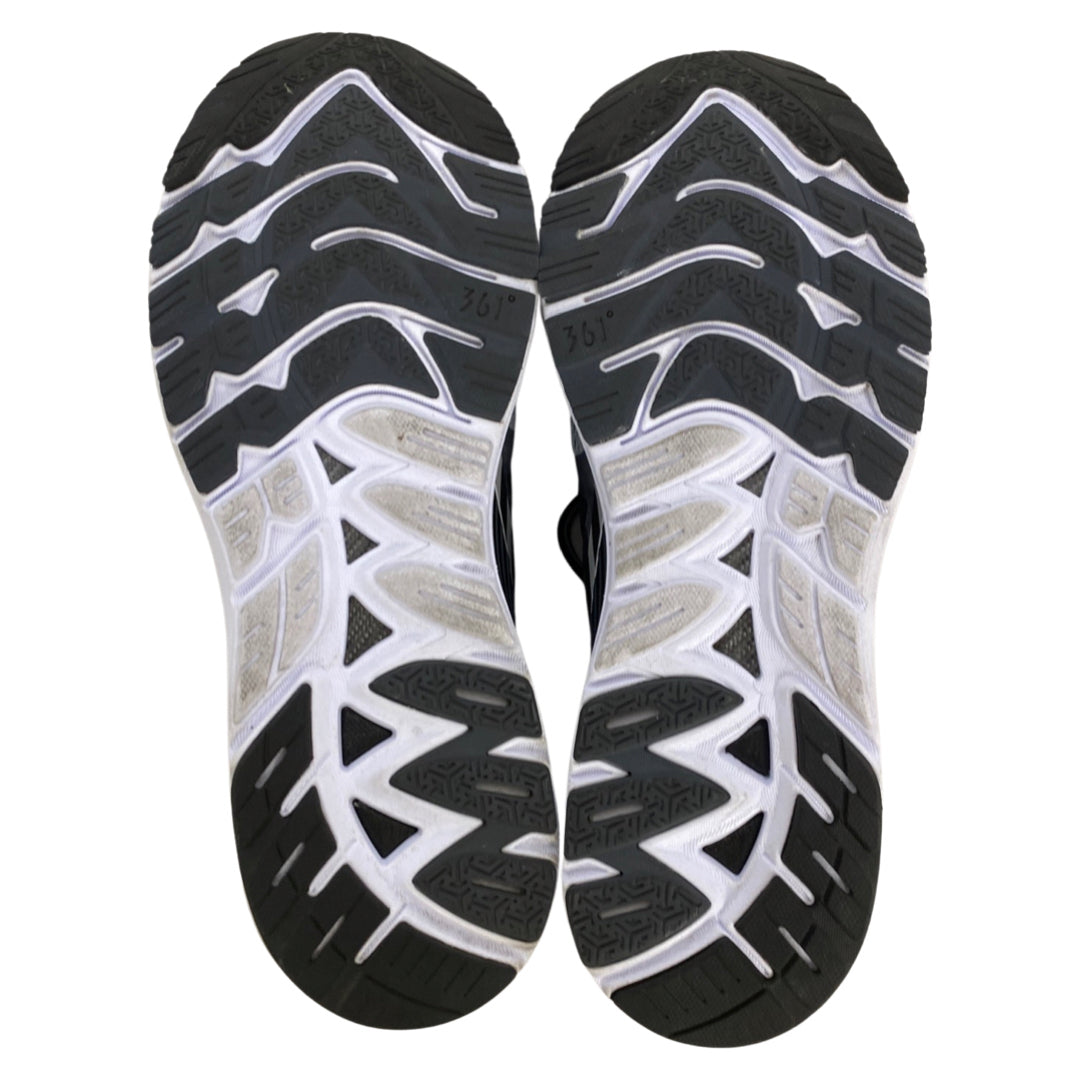 361 BLACK/GRAY DEGREE MEN'S SENSATION 4 RUNNING SNEAKERS SIZE 13