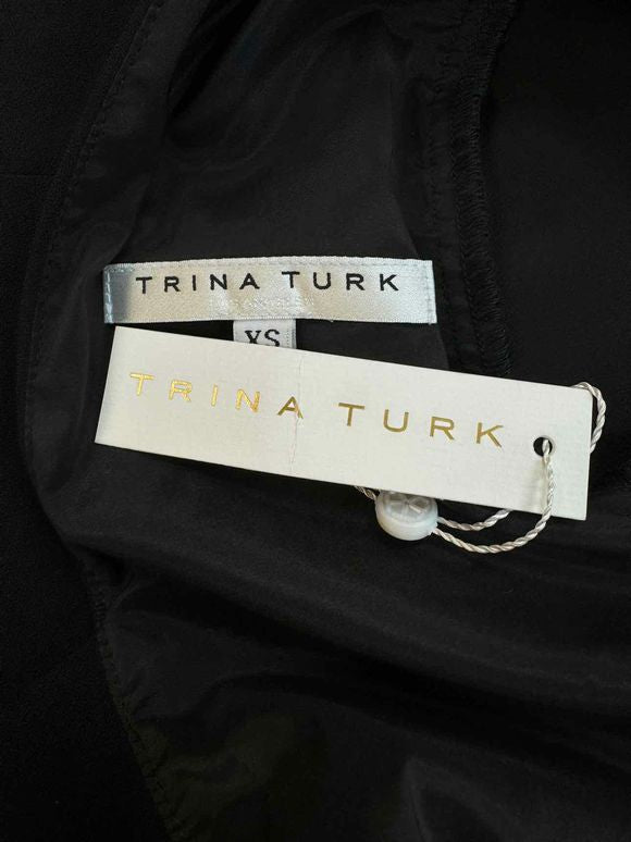 TRINA TURK NWT! MALBEC BLACK DRESS SIZE XS