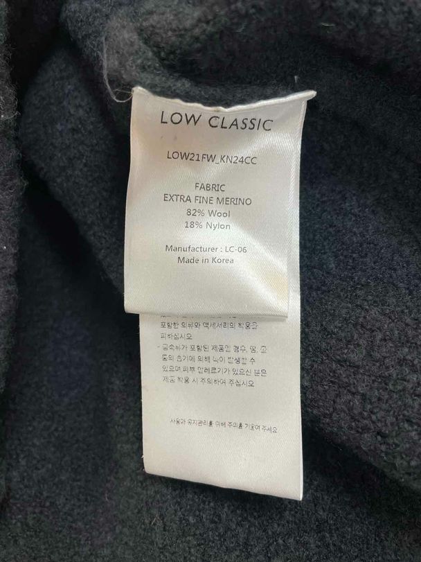 LOW CLASSIC NWT! OVERSIZED BOUCLE CHARCOAL SWEATER SIZE S