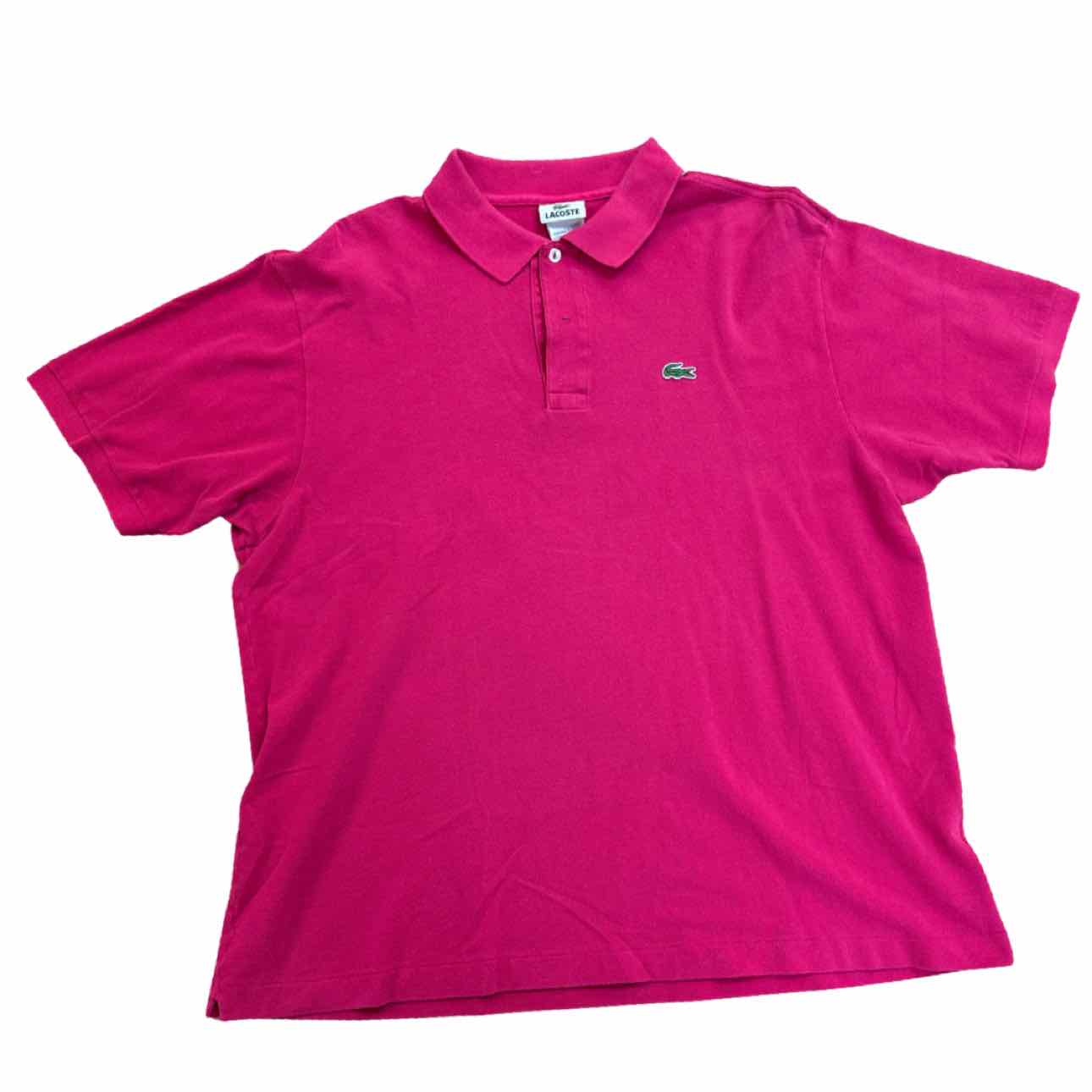LACOSTE POLO PINK SHIRT SIZE 2XL– WEARHOUSE CONSIGNMENT