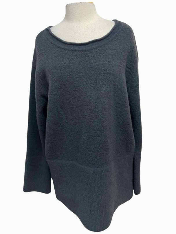LOW CLASSIC NWT! OVERSIZED BOUCLE CHARCOAL SWEATER SIZE S