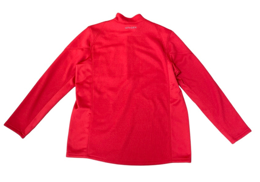 SPYDER BANDIT HALF ZIP PULLOVER RED MJACKET SIZE XXLARGE