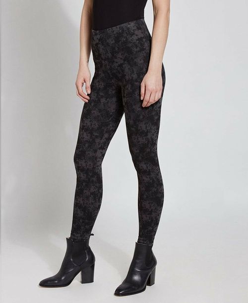 LYSSE GREY/BLACK DENIM SHAPING LEGGING SIZE M