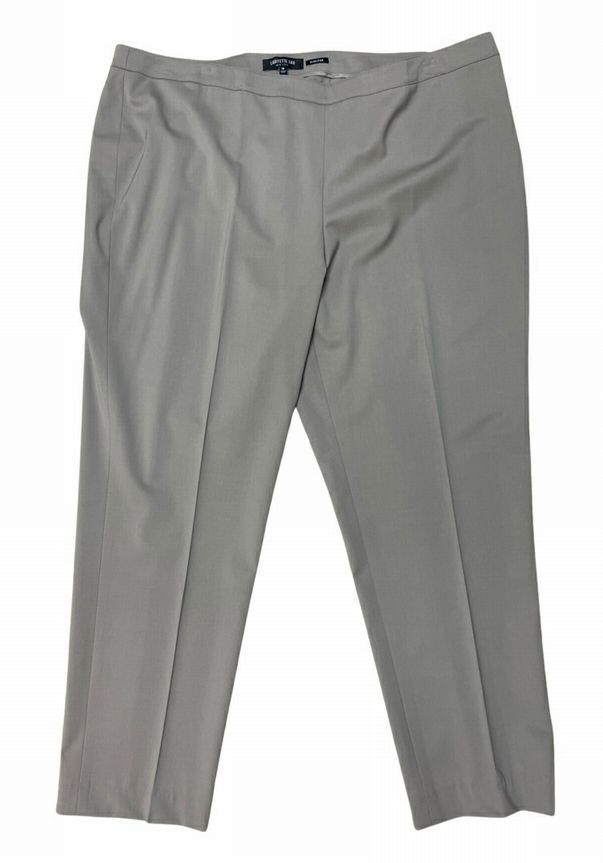 LAFAYETTE 148 GRAY WOOL BLEND UNLINED ELASTIC WAIST PANTS SIZE 16–  WEARHOUSE CONSIGNMENT