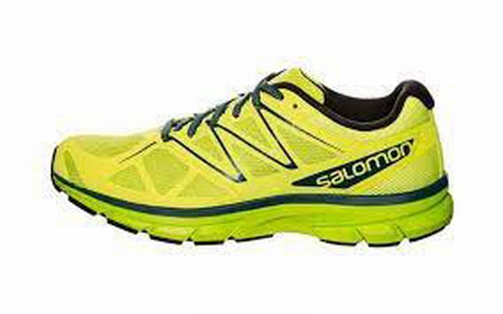 SALOMAN LIME GREEN SONIC RUNNING SNEAKER SIZE 14