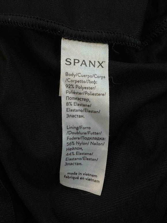 SPANX ON THE GO WIDE LEG BLACK PANT SIZE L