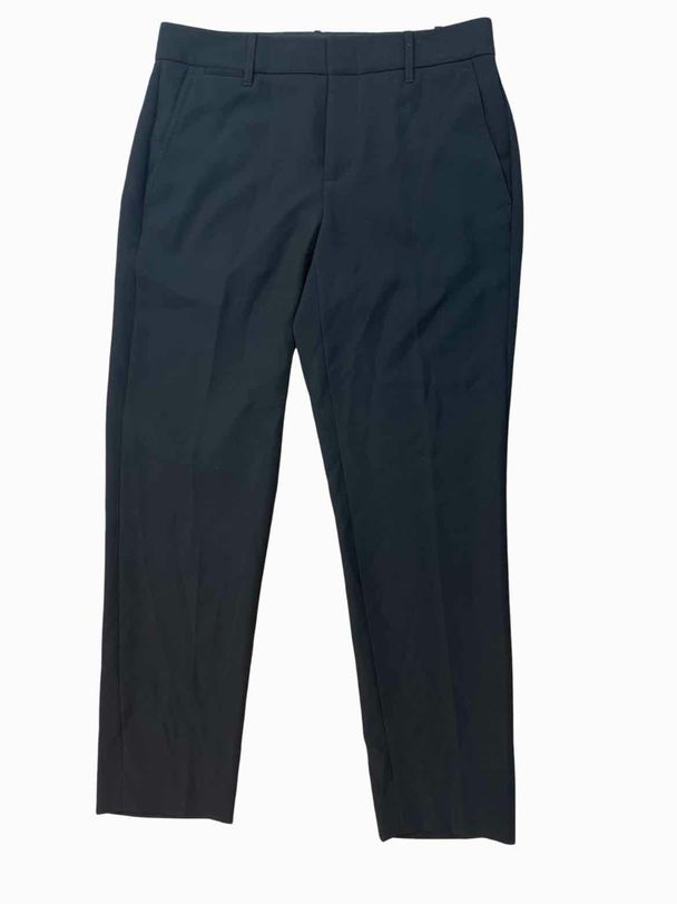 VINCE CREPE TAPERED BLACK TROUSER SIZE 6