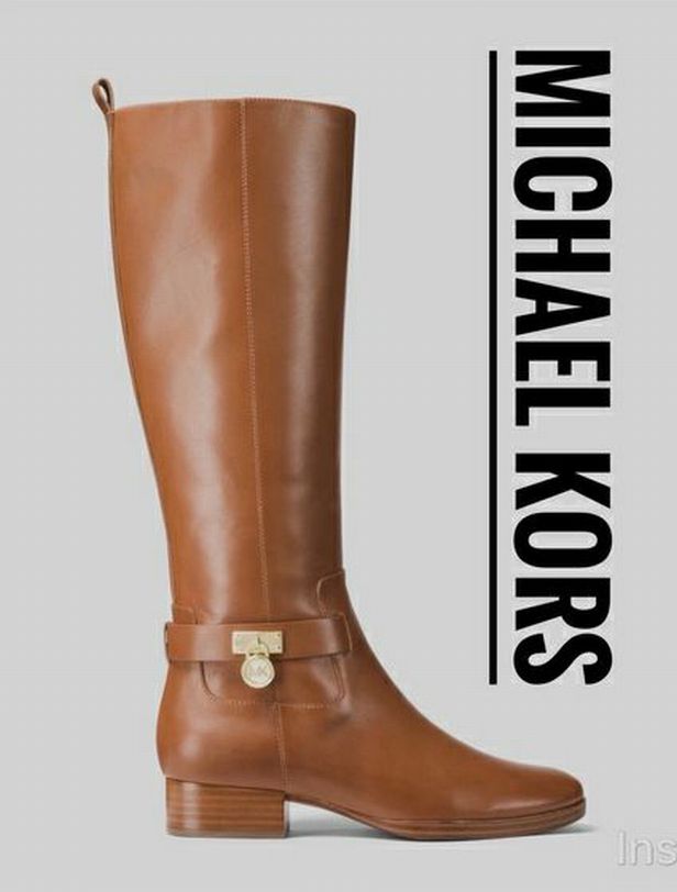 Leather Knee high Boots Michael Kors  365 buy preowned at 79 EUR