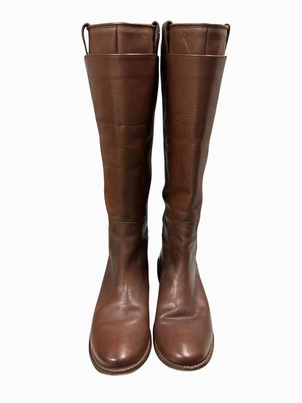 FRYE BROWN PAIGE RIDING BOOT SIZE 9.5 WEARHOUSE CONSIGNMENT