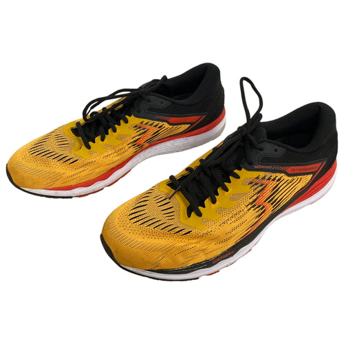 361 MUSTARD YELLOW DEGREE MORPHIT SENSATION 4 RUNNING SNEAKERS SIZE 14