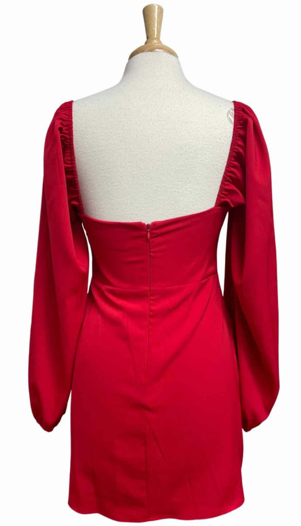 PRINCESS POLLY NWT! LILLIE LONG SLEEVE RED DRESS SIZE 10