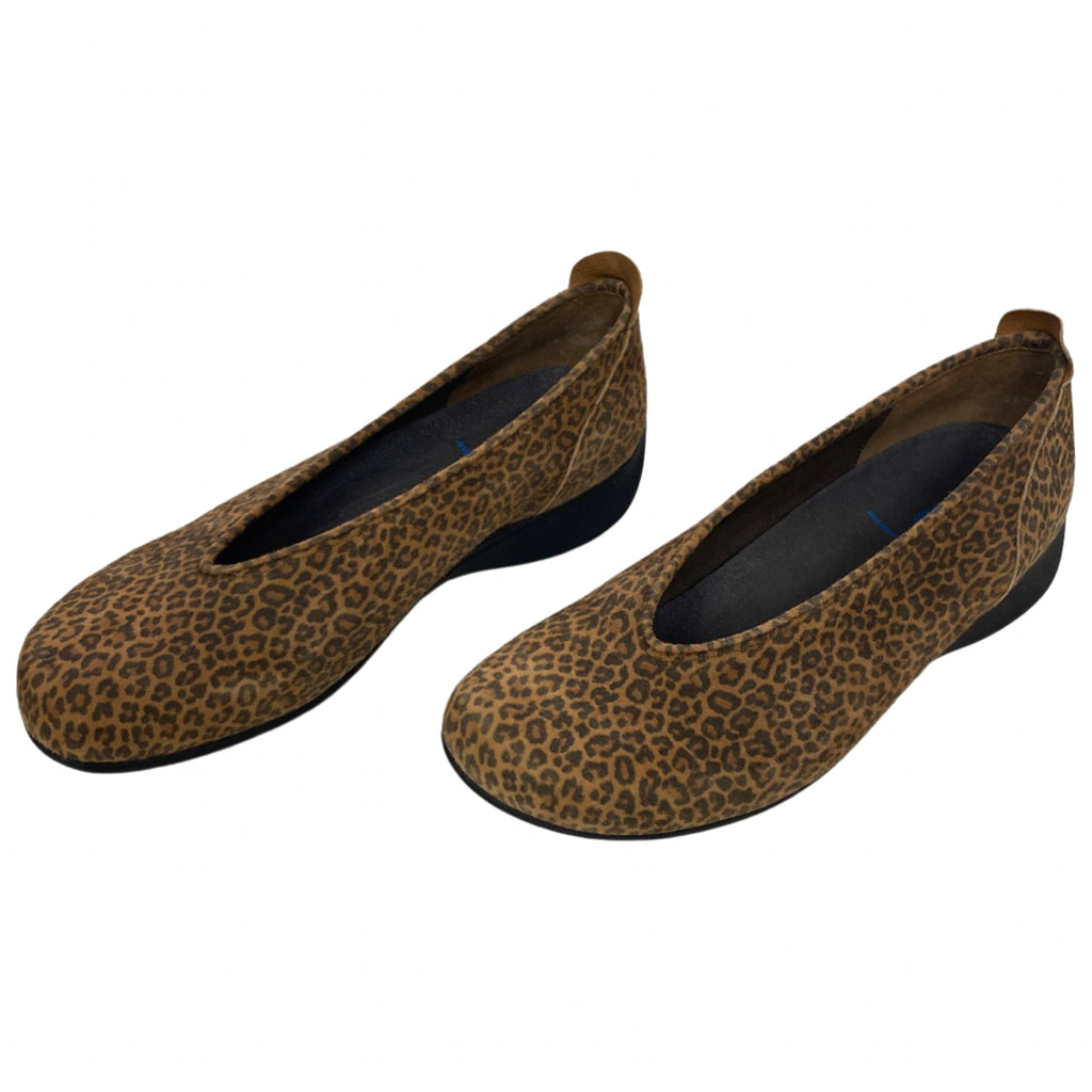 WOLKY CHEETAH WEDGE SLIP-ON FLATS SIZE 40