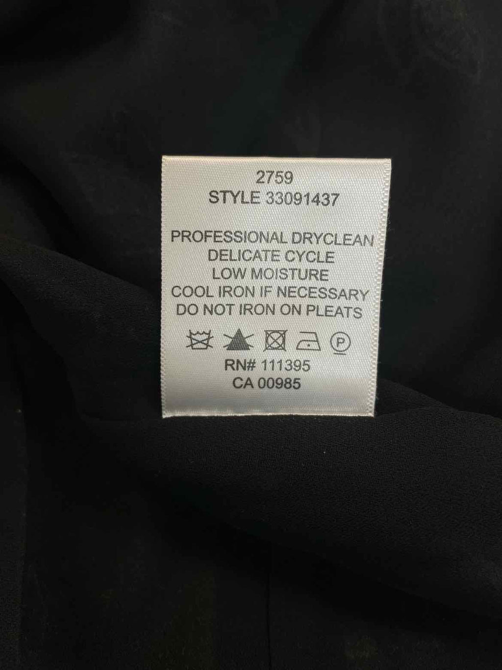 TORY BURCH SILK BLEND SLEEVELESS ANIMAL PRINT BLACK DRESS SIZE 12