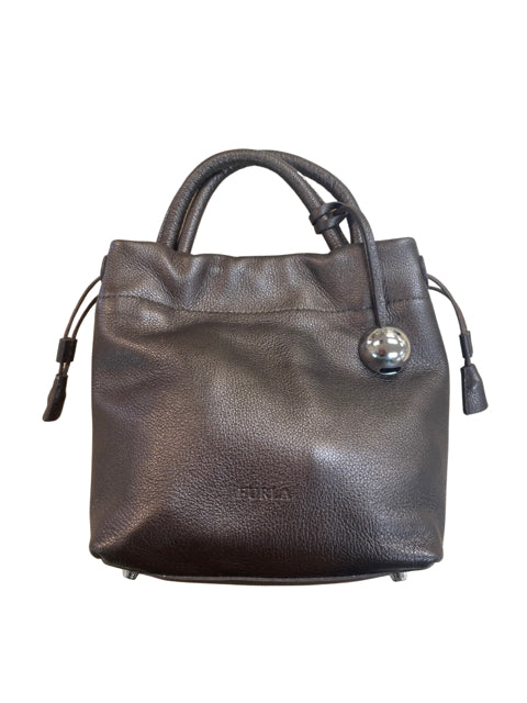 Furla Vintage Brown Leather Handbag