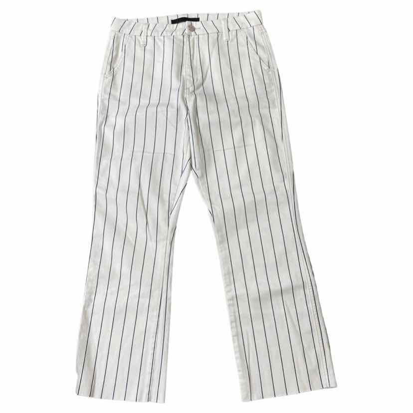 JOES WHITE STARBOARD STRIPED HIGH RISE DENIM JEANS SIZE 29