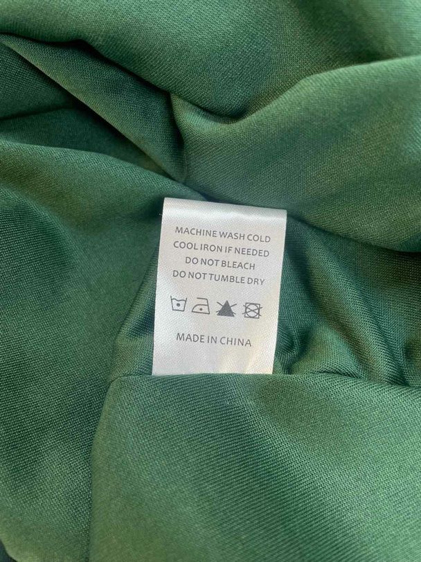BALTIC BORN KRYSTAL SATIN WRAP MAXI EMERALD DRESS Size XL