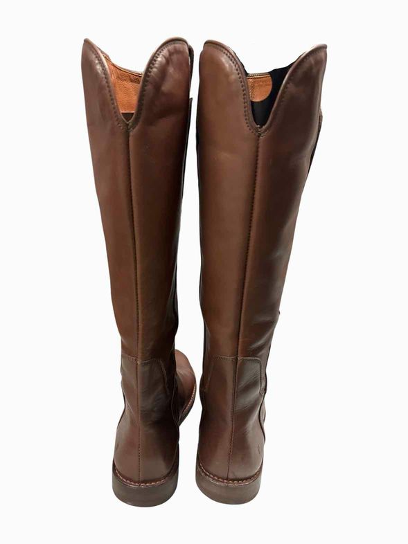 FRYE BROWN PAIGE RIDING BOOT SIZE 9.5 WEARHOUSE CONSIGNMENT