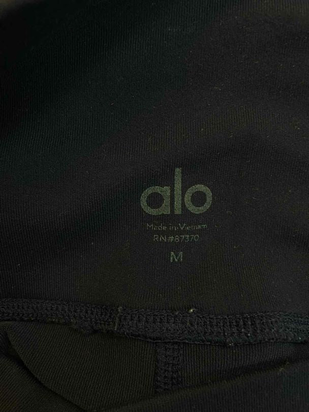 ALO HIGH WAISTED MOTO NAVY LEGGING SIZE M