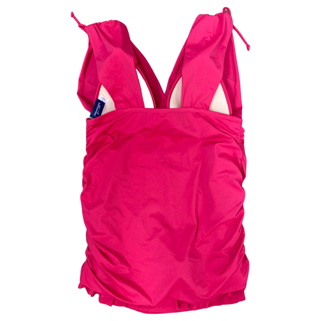 NWT! SWIM SUITS FOR ALL HOT PINK TANKINI  SIZE 16