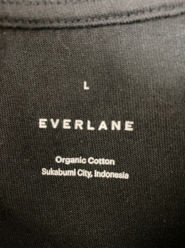 EVERLANE BLACK WEEKEND T-SHIRT DRESS SIZE LARGE