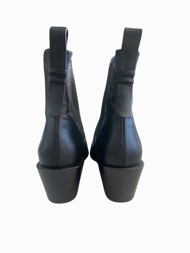 FRAME BLACK LEXINGTON CHELSEA LEATHER BOOT SIZE 40