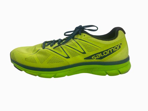 SALOMAN LIME GREEN SONIC RUNNING SNEAKER SIZE 14