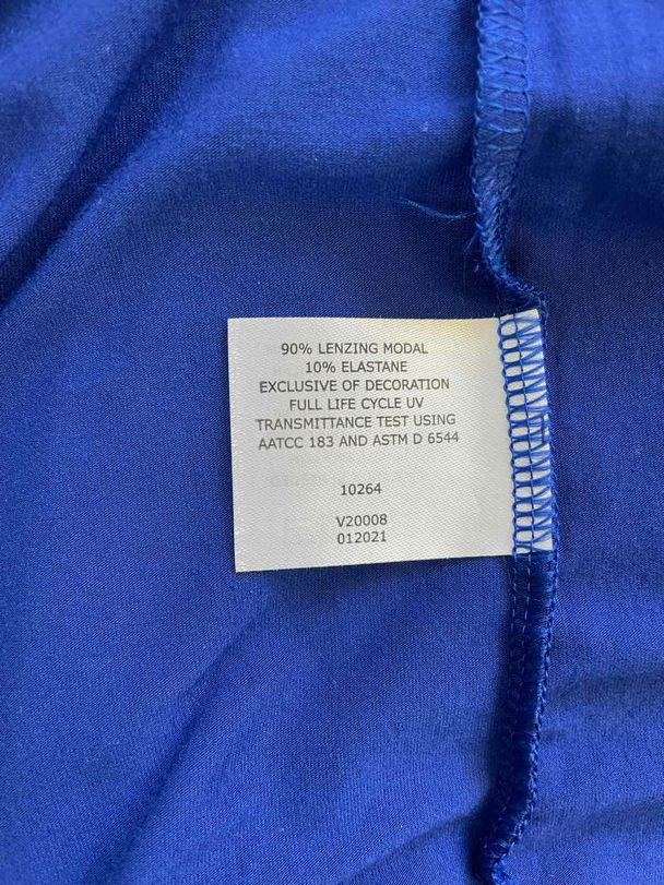 COOLIBAR DOUNELLE SPF 50 MAXI ROYAL BLUE DRESS SIZE 2X