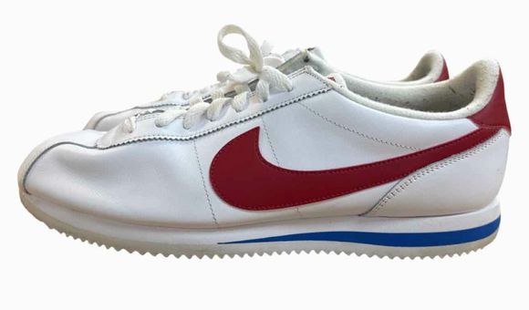 NIKE 882254 FORREST GUMP CLASSIC CORTEZ WHITE/RED SNEAKER SIZE 11.5