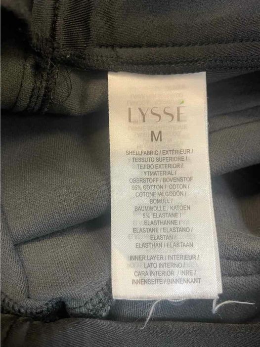 LYSSE GREY/BLACK DENIM SHAPING LEGGING SIZE M