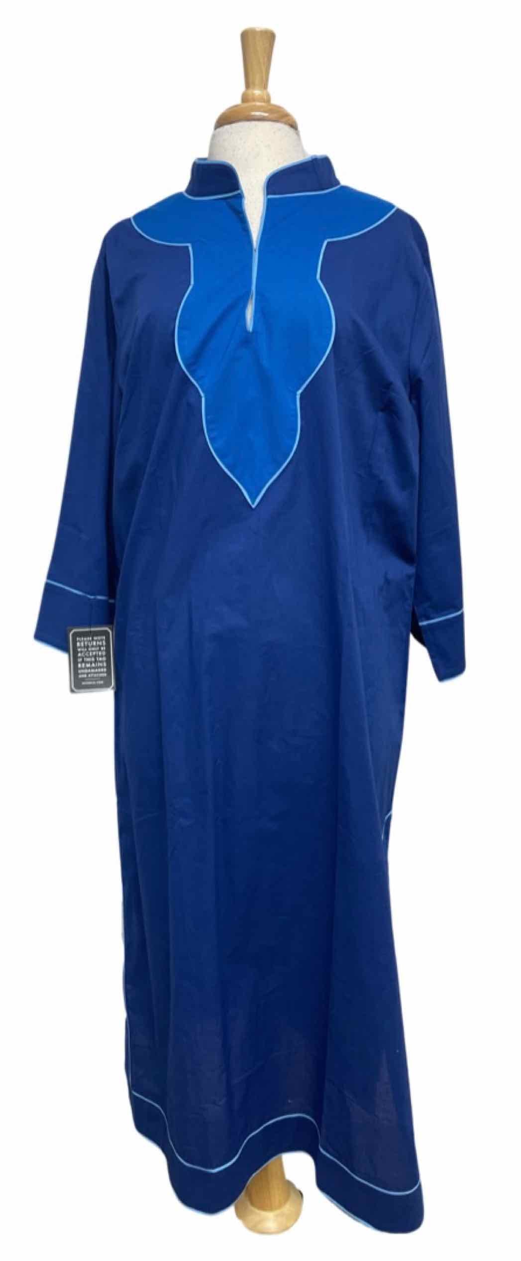 NICOBLU NWT! COBALT NAVY KAFTAN SIZE 1X