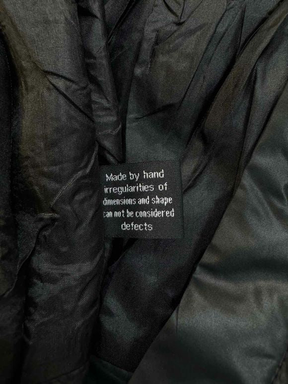 FLAIR LAGENLOOK FULL ZIP OVERSIZE COLLAR CRINKLE TOPPER GUNMETAL JACKET SIZE L