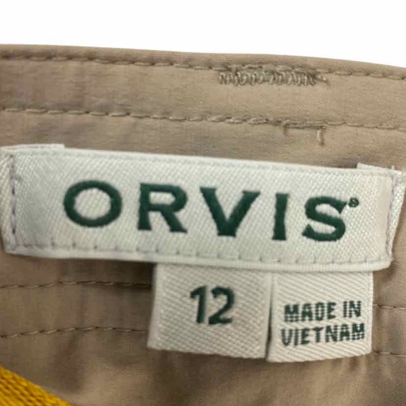 ORVIS TAN CORTINA ANKLE PANTS SIZE 12