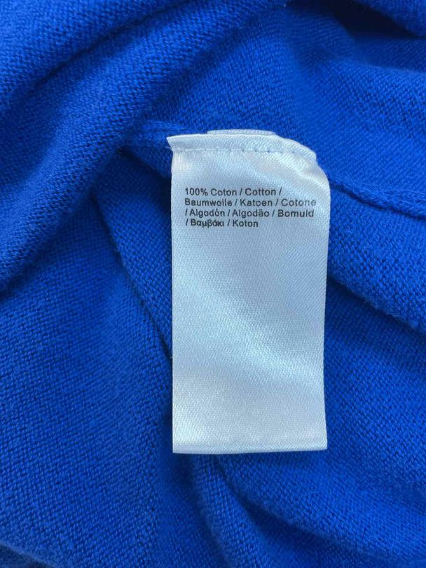 LACOSTE 1/4 ZIP 100% COTTON PULLOVER ROYAL BLUE SWEATERS SIZE 2X