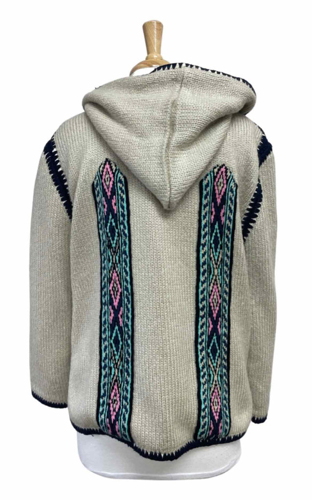 GYPSY 05 NWT! CHUNKY KNIT HOODED CREAM SWEATER SIZE S