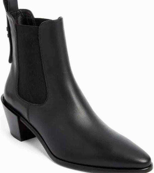 FRAME BLACK LEXINGTON CHELSEA LEATHER BOOT SIZE 40