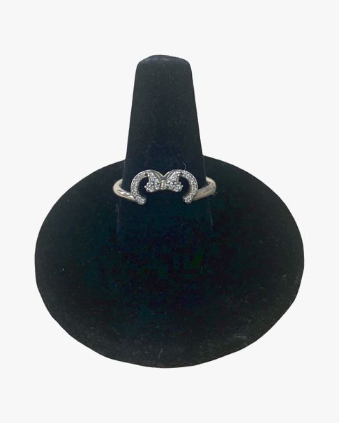 PANDORA DISNEY MINNIE MOUSE EARS SILHOUETTE RING SIZE 6.5