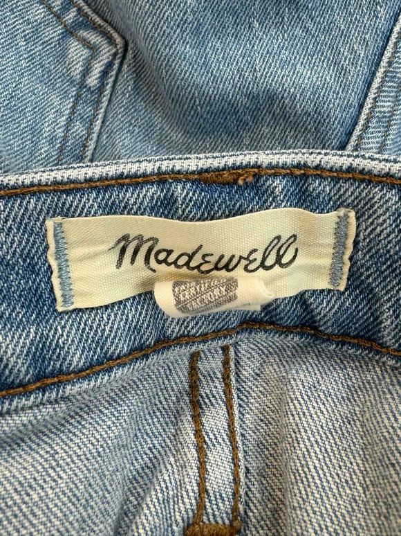 MADEWELL THE CURVY PERFECT VINTAGE DENIM JEANS SIZE 33