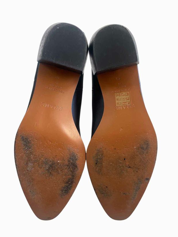 FRAME BLACK LEXINGTON CHELSEA LEATHER BOOT SIZE 40