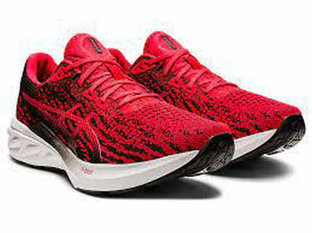 ASICS RED/BLACK DYNA BLAST 2 RUNNING SNEAKERS SIZE 14