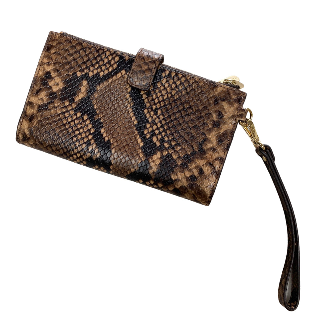 Michael Kors Snakeskin Hamilton Bag Like New | Leather crossbody bag,  Medium crossbody bags, Leather purses