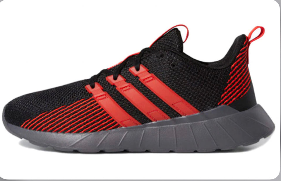 ADIDAS QUESTAR FLOW CORE BLACK RED SIZE 14