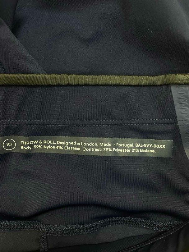 A DAY THROW & ROLL NAVY/BLACK LEGGINGS SIZE XS