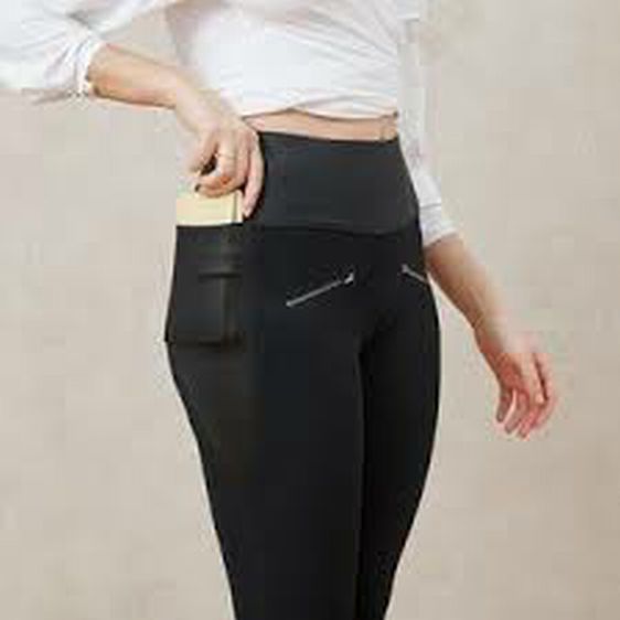 ADAY THROW & ROLL BLACK LEGGINGS SIZE XS