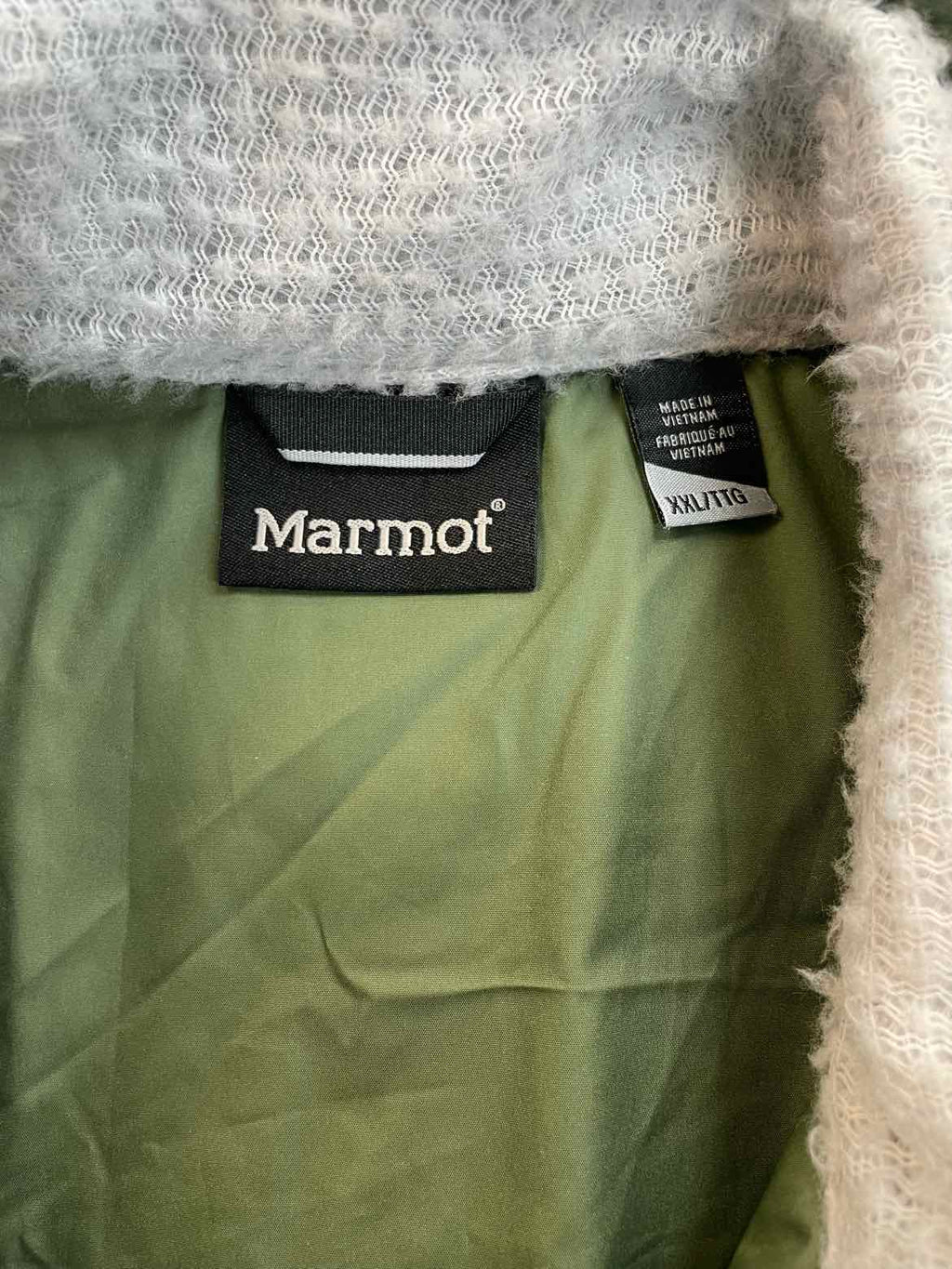 MARMOT MACCHIA GREEN JACKET SIZE XXL