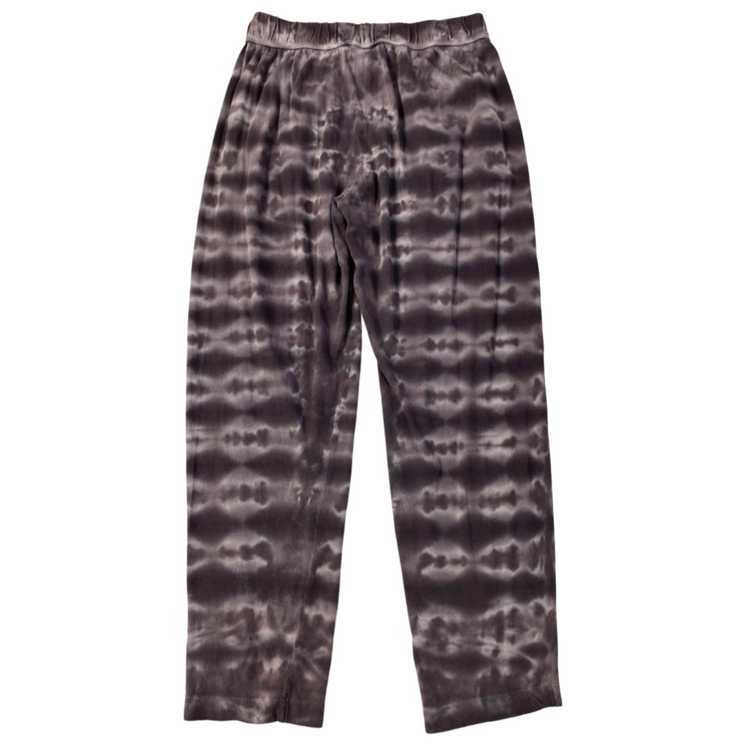 RAQUEL ALLEGRA BROWN TIE-DYE EASY LOUNGE PANTS SIZE 0