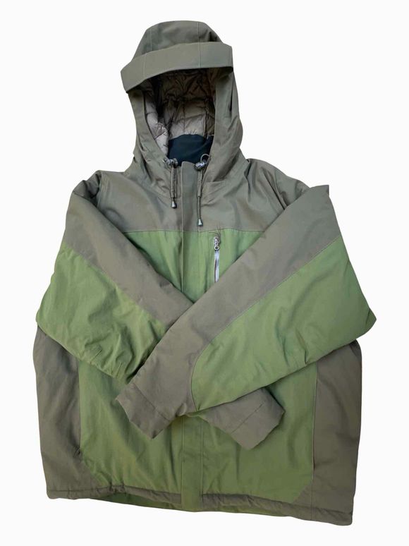 CABELAS HOODED QUICK-DRY WINTER TALL SAGE JACKET SIZE 2X
