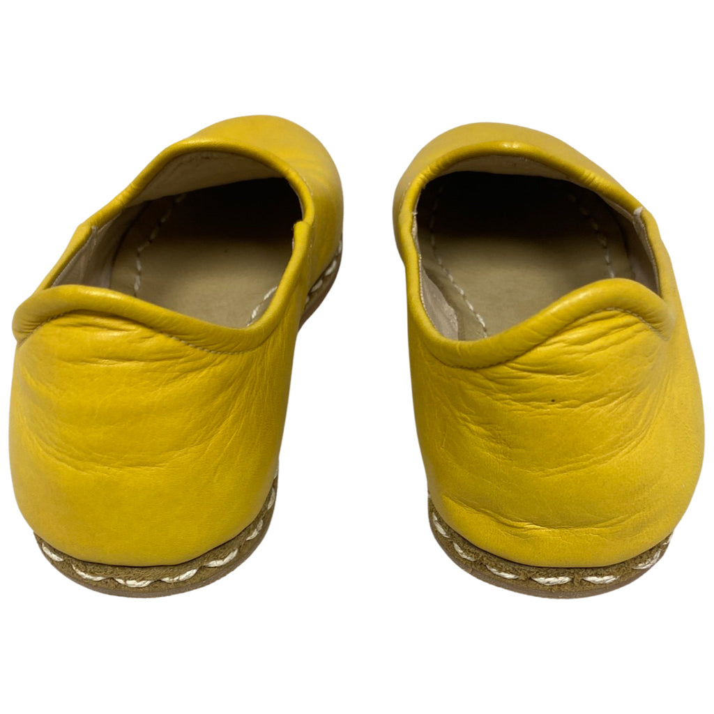 NWOB! CUMA YELLOW HANDMADE LEATHER SHOES SIZE 38