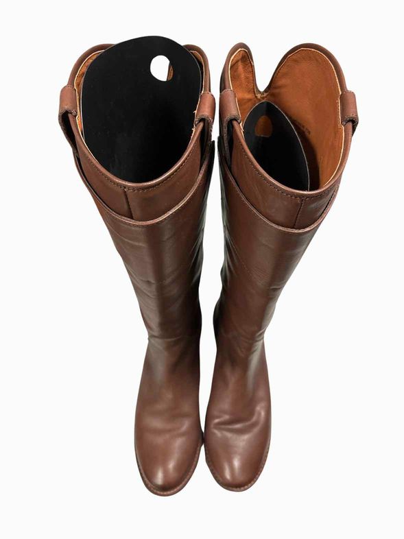 FRYE BROWN PAIGE RIDING BOOT SIZE 9.5
