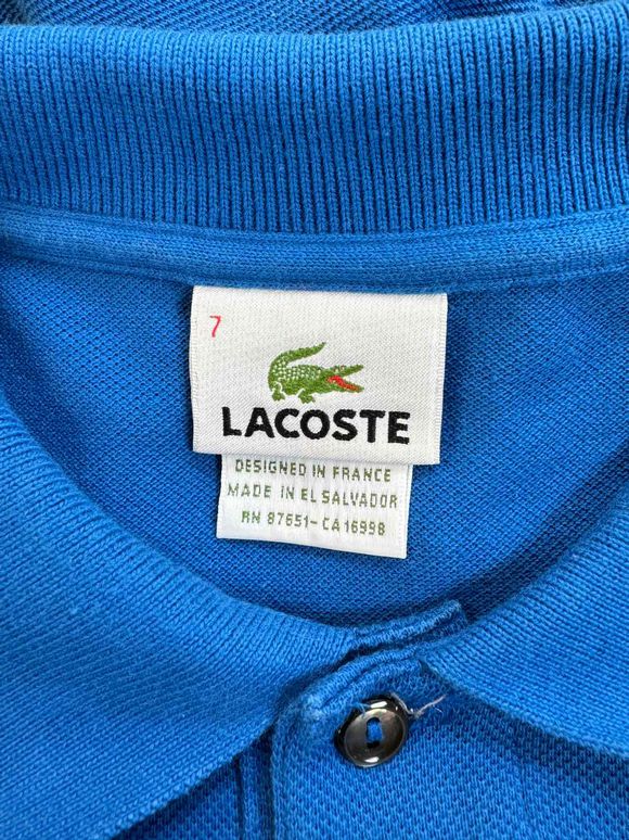 LACOSTE BLUE POLO SHIRT SIZE 2XL